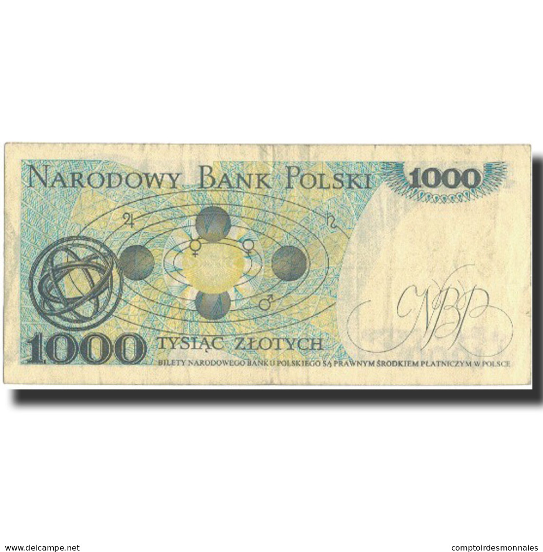 Billet, Pologne, 1000 Zlotych, 1982, 1982-06-01, KM:146c, TTB - Pologne