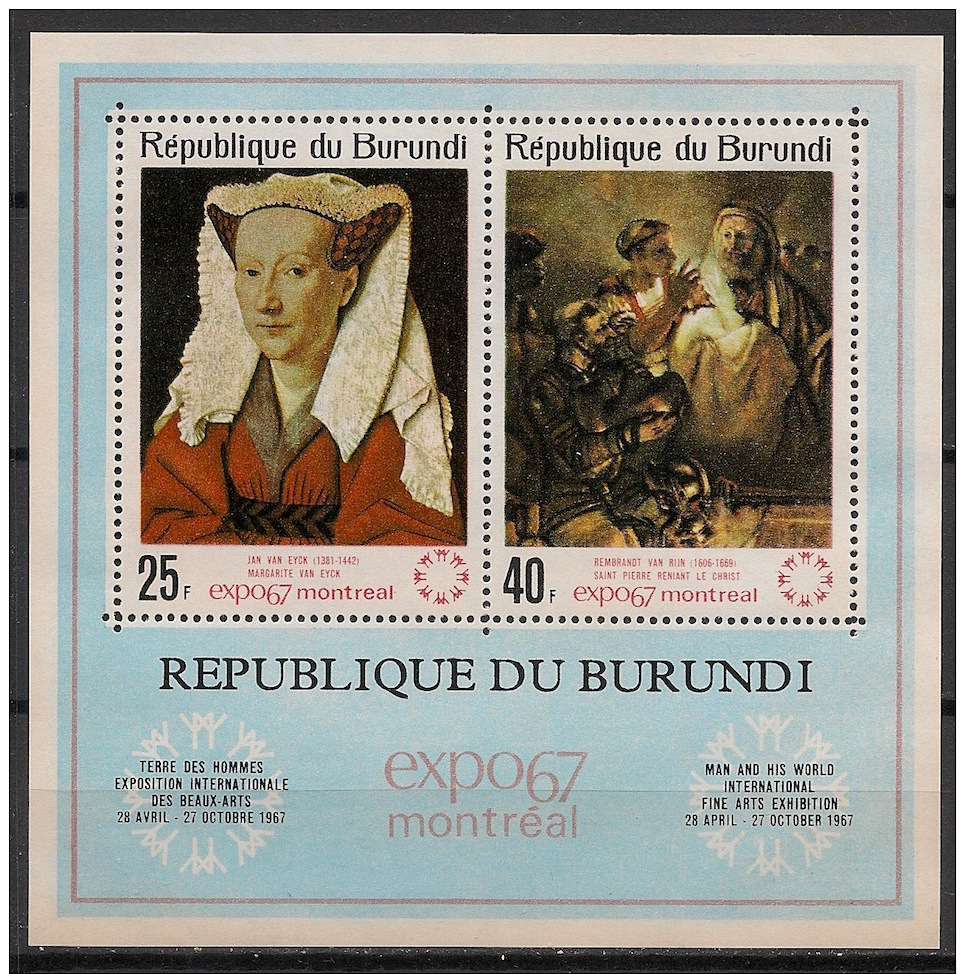 Burundi - 1967 - N°Mi. Bloc 23 - Paintings- Neuf Luxe ** / MNH / Postfrisch - Neufs