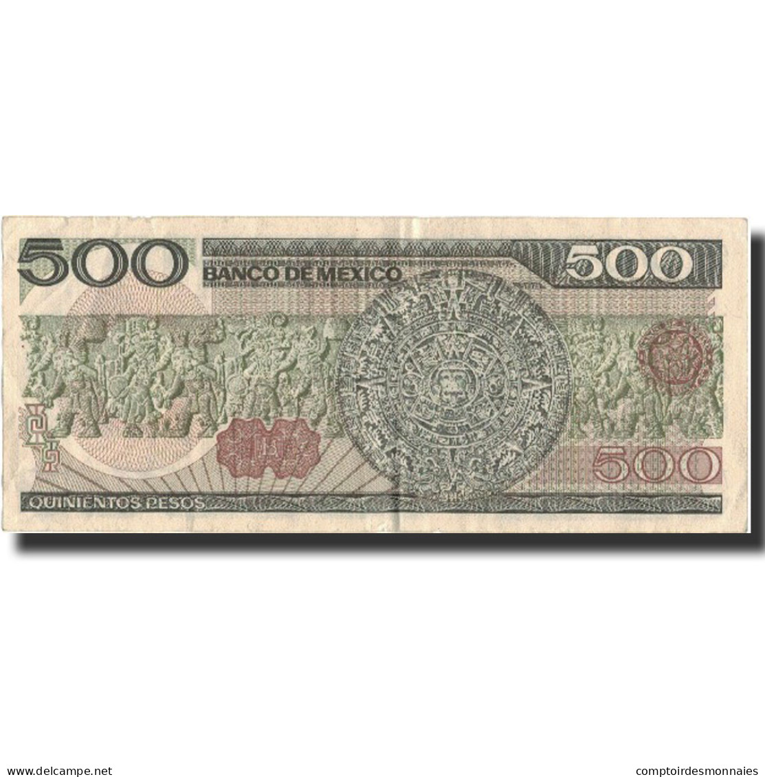 Billet, Mexique, 500 Pesos, 1984, 1984-08-07, KM:79b, TTB - Mexico