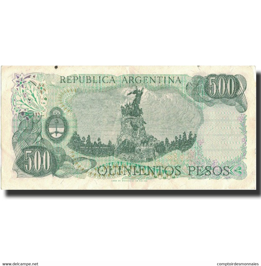 Billet, Argentine, 500 Pesos, Undated (1977-82), Undated, KM:303a, TB+ - Argentine