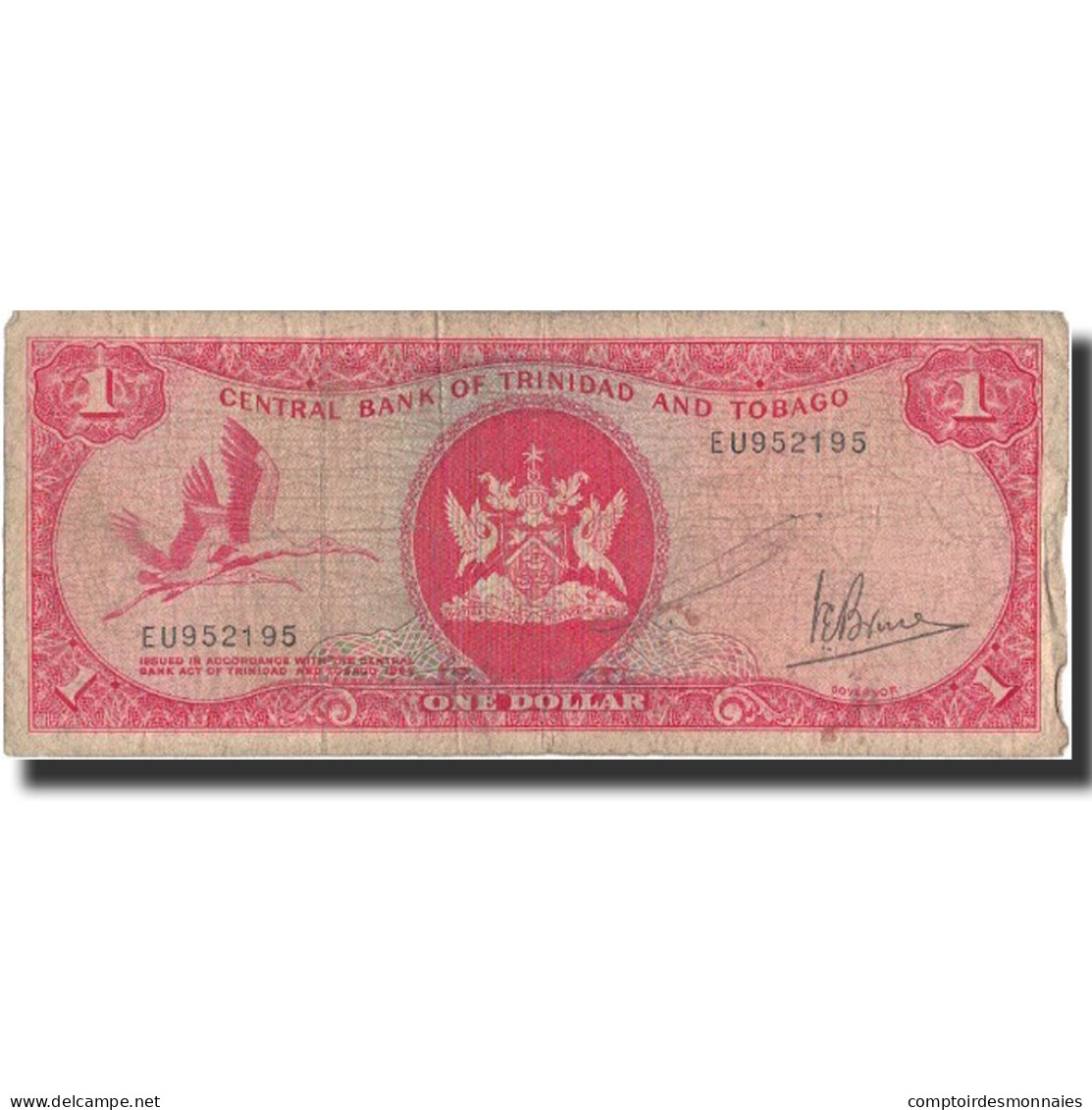 Billet, Trinidad And Tobago, 1 Dollar, L. 1964 (1977), KM:30a, TB - Trindad & Tobago