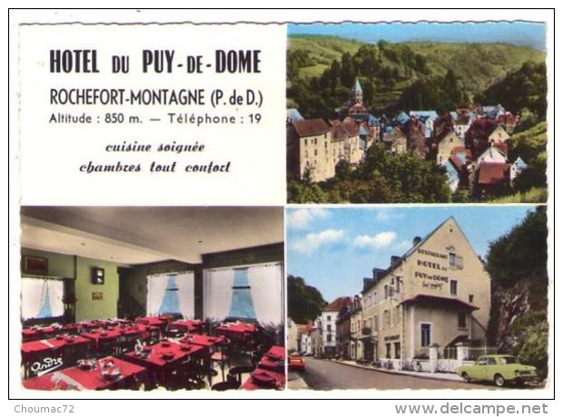 GF (63) 319, Rochefort-Montagne,j André 620, Multivues, Hotel Du Puy De Dome - Autres & Non Classés