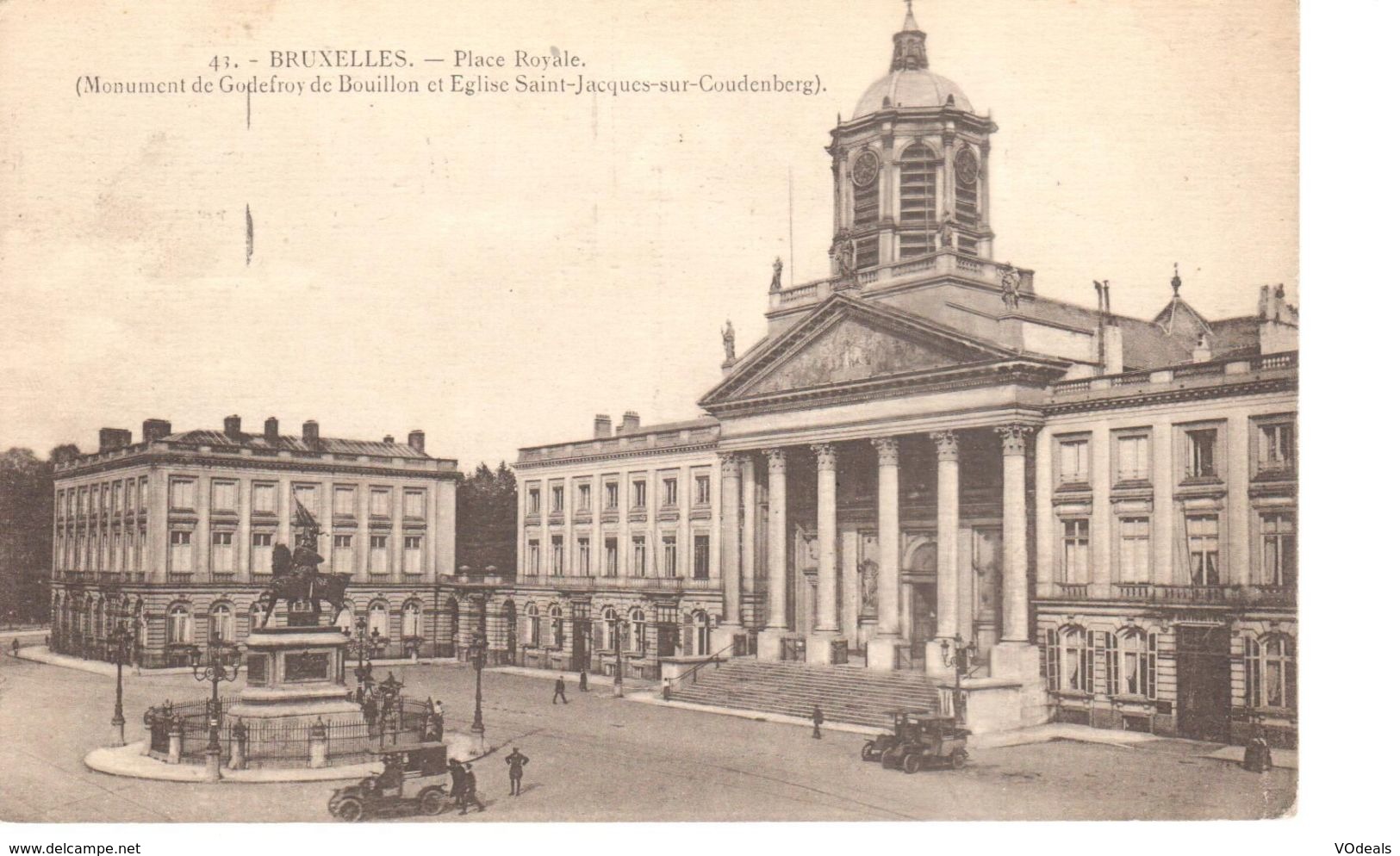 Bruxelles - CPA - Brussel - Place Royale - Places, Squares