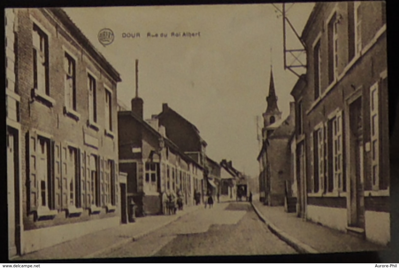 Dour Rue Du Roi Albert Avec Attelage - Dour