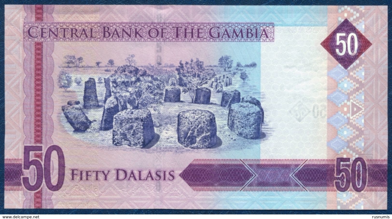 GAMBIA 50 DALASIS P-34 FAUNA ANIMALS BIRD 2015 UNC - Gambia