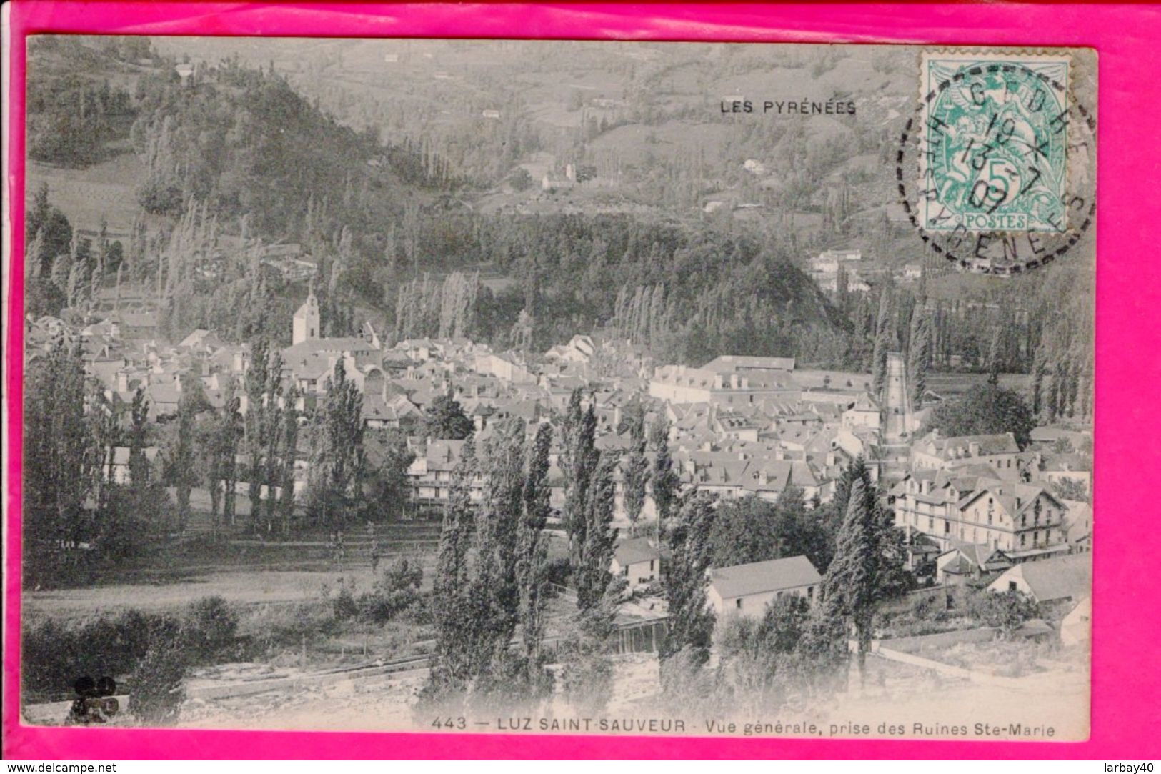 Cpa  Carte Postale Ancienne  - Luz St Sauveur Vue Generale - Luz Saint Sauveur