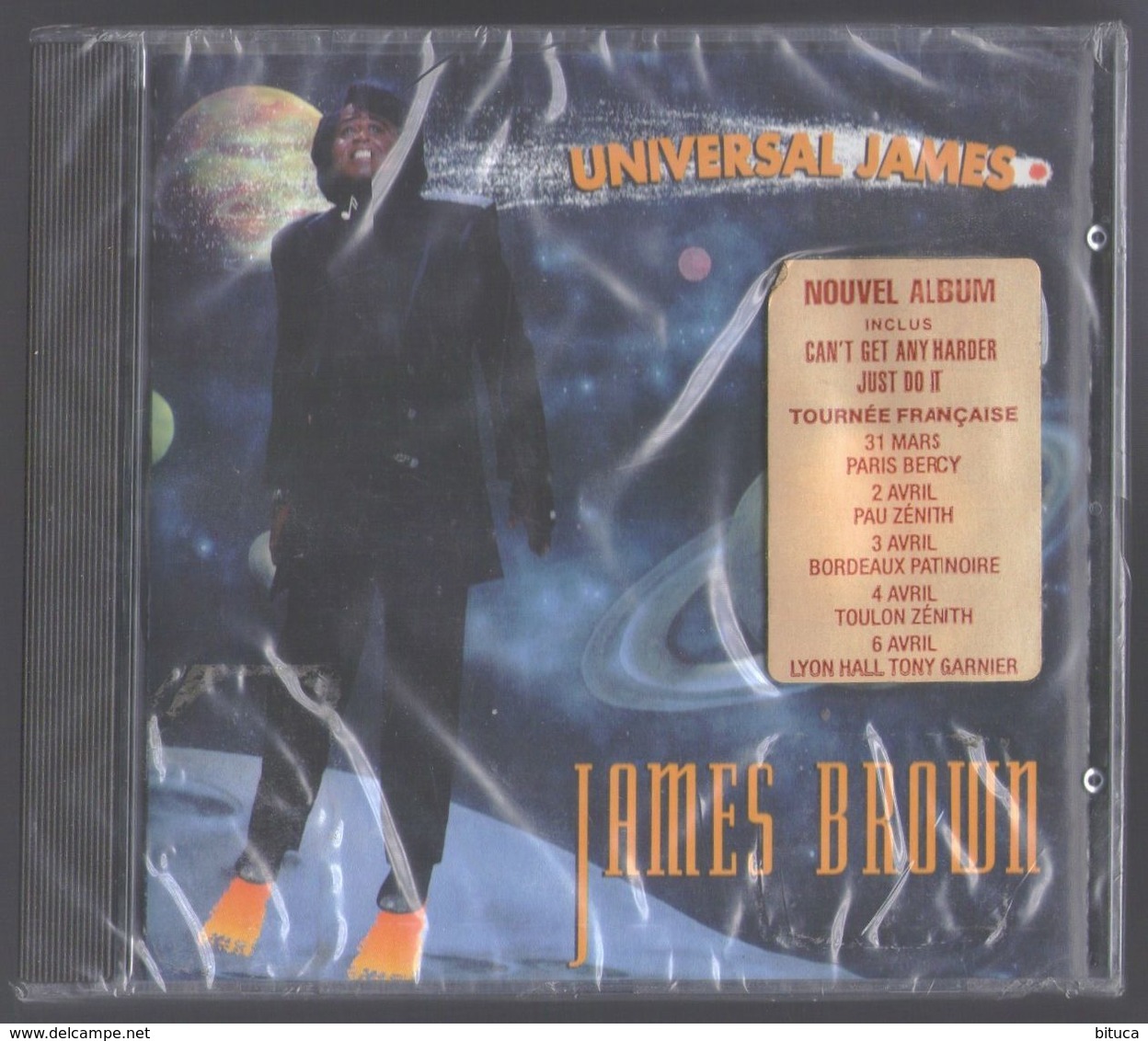 CD 10 TITRES JAMES BROWN UNIVERSAL JAMES NEUF SOUS BLISTER - Soul - R&B