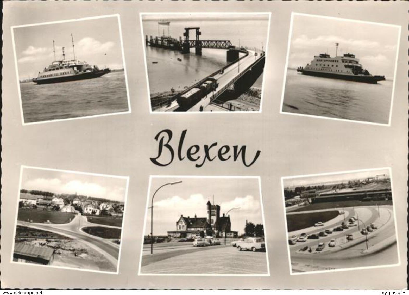 41281860 Blexen Schiff Faehre Unterweser Nordenham - Nordenham