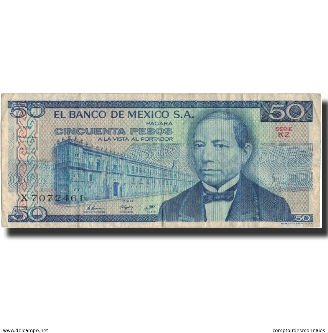 Billet, Mexique, 50 Pesos, 1981, 1981-01-27, KM:73, TTB - México