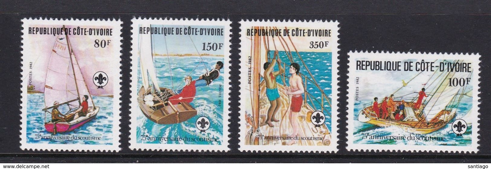 Côte D'Ivoire : Serie 613 / 616 & 357 =>  SCOUTSZEGELS** ( Postfris ) - Côte D'Ivoire (1960-...)