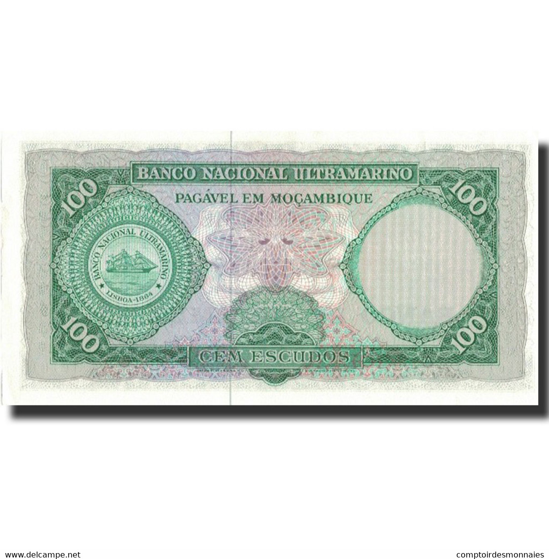 Billet, Mozambique, 100 Escudos, 1961, 1961-03-27, KM:109a, SUP+ - Mozambico