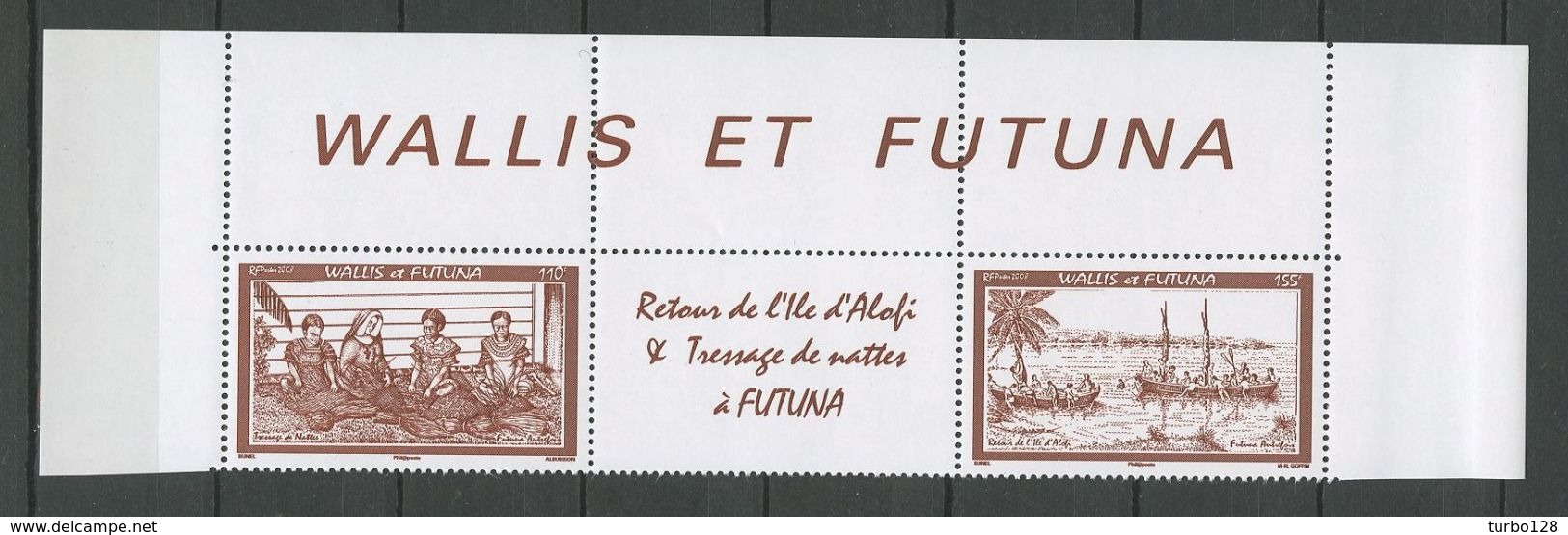 WALLIS FUTUNA  2008 N° 697/698 ** Neufs MNH Superbes Bateaux Boats Ships Artisanat - Unused Stamps