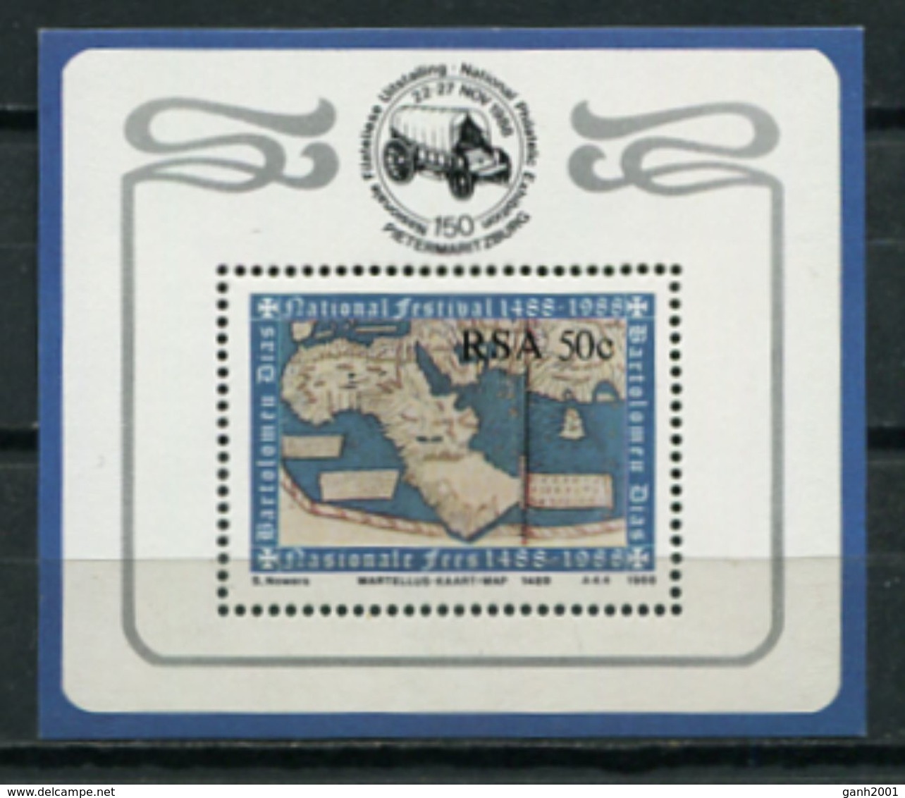 South Africa 1998 Sudáfrica / Map MNH Mapa Karte / Cu7213  40-7 - Geografía