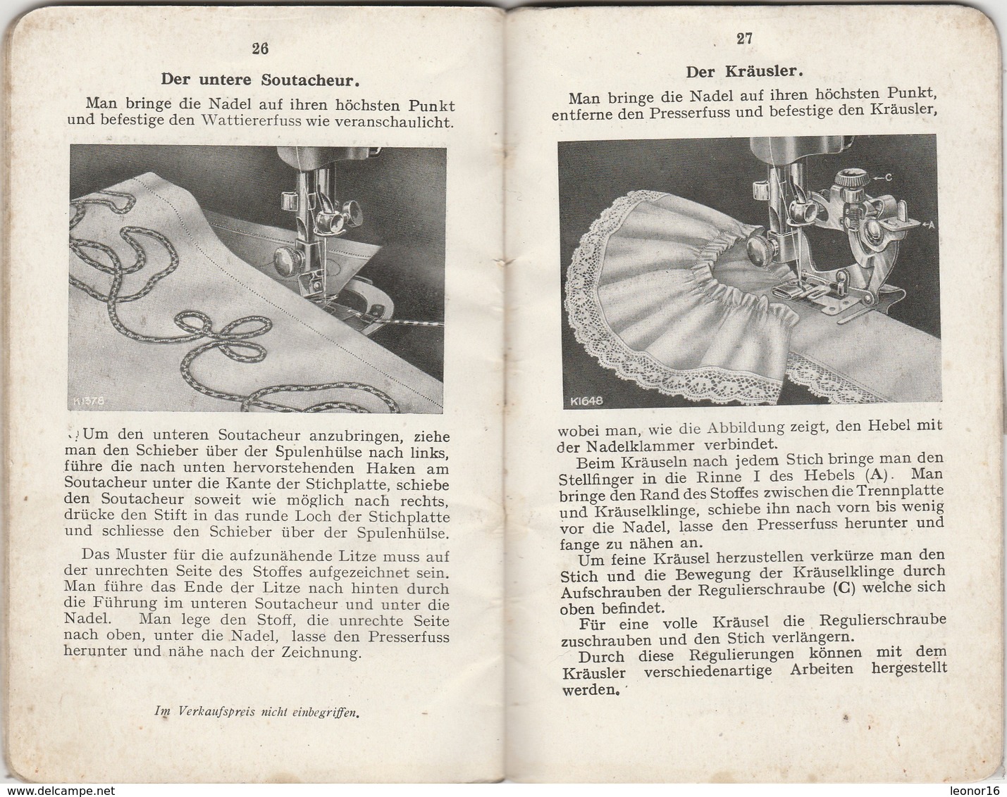 SINGER NÄHMASCHINE N° 15 ( Central Spule )    -   ** ANWEISUNG FÜR FAMILIEN GEBRAUCH ** Juni 1924 - Technical