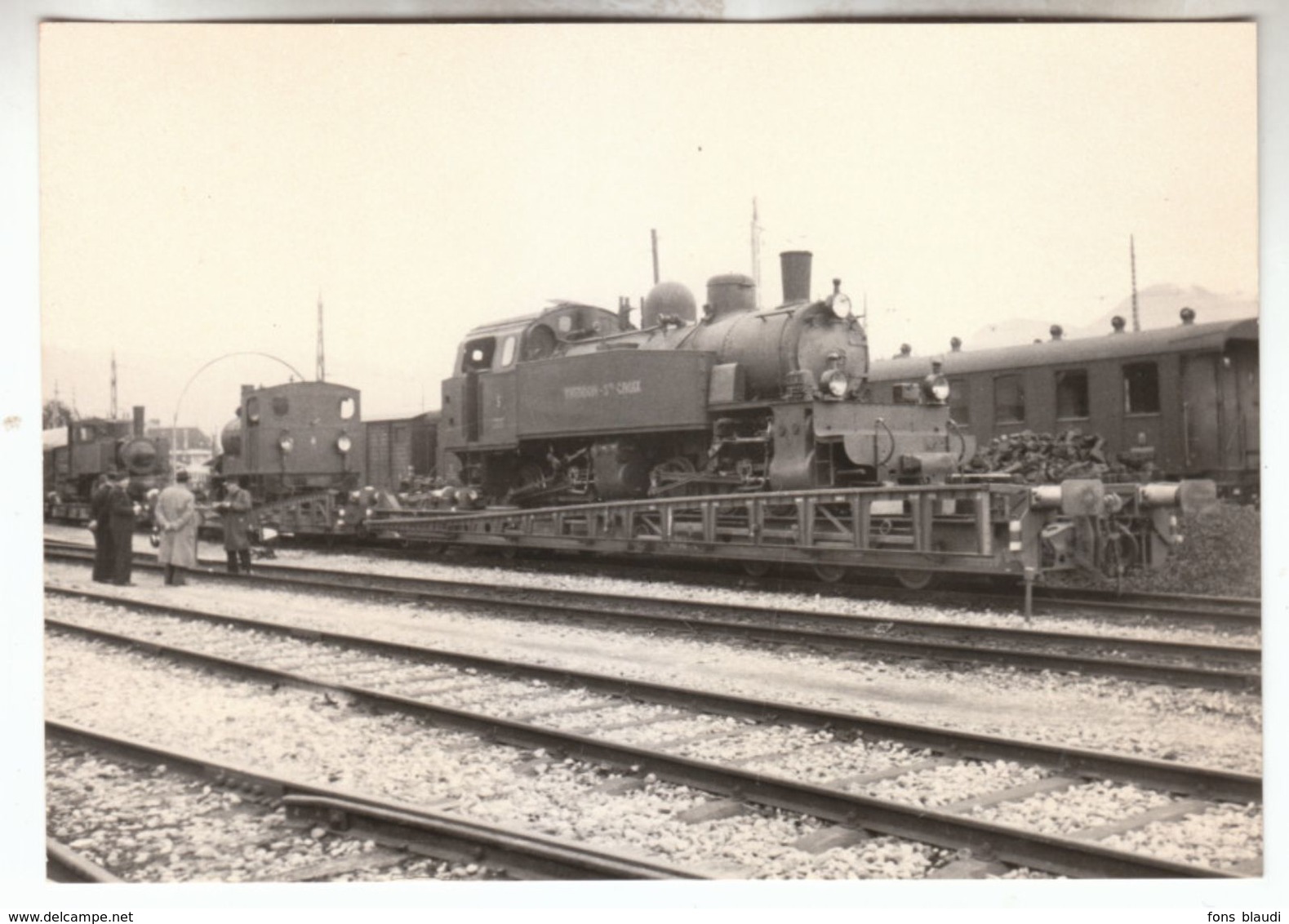 CPSM - Bulle (Suisse Canton De Fribourg) - Transport De Locomotive - FRANCO DE PORT - Bulle