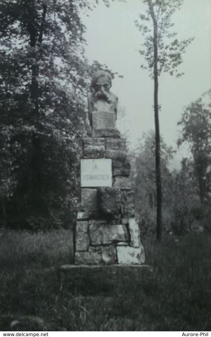 Roisin Monument Verhaeren Photo De 1949 " Reproduction Interdite Thill Bxl " - Honnelles