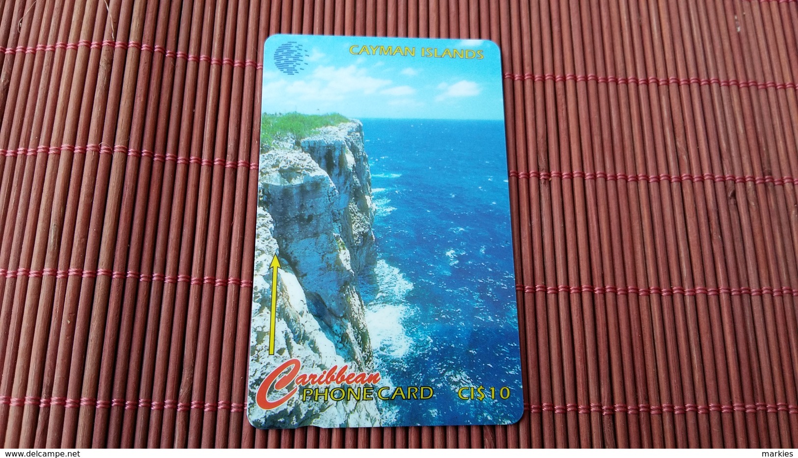 Phonecard Cayman Islands 10 $ Number 163CCID Used Rare - Isole Caiman