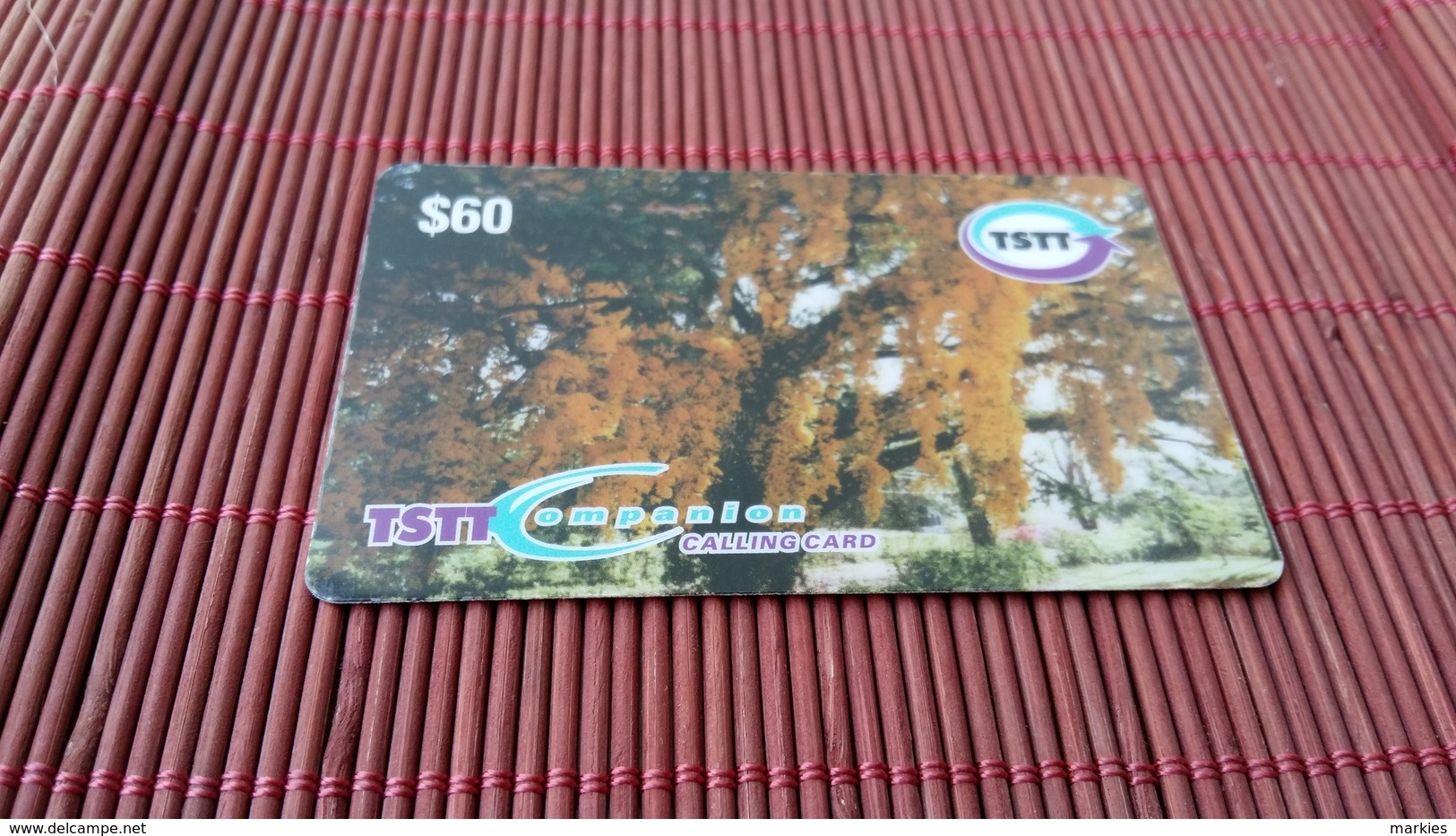 Prepaid Card Trinidad & Tobago  60 $ Used  2 Scans Rare - Trinidad & Tobago