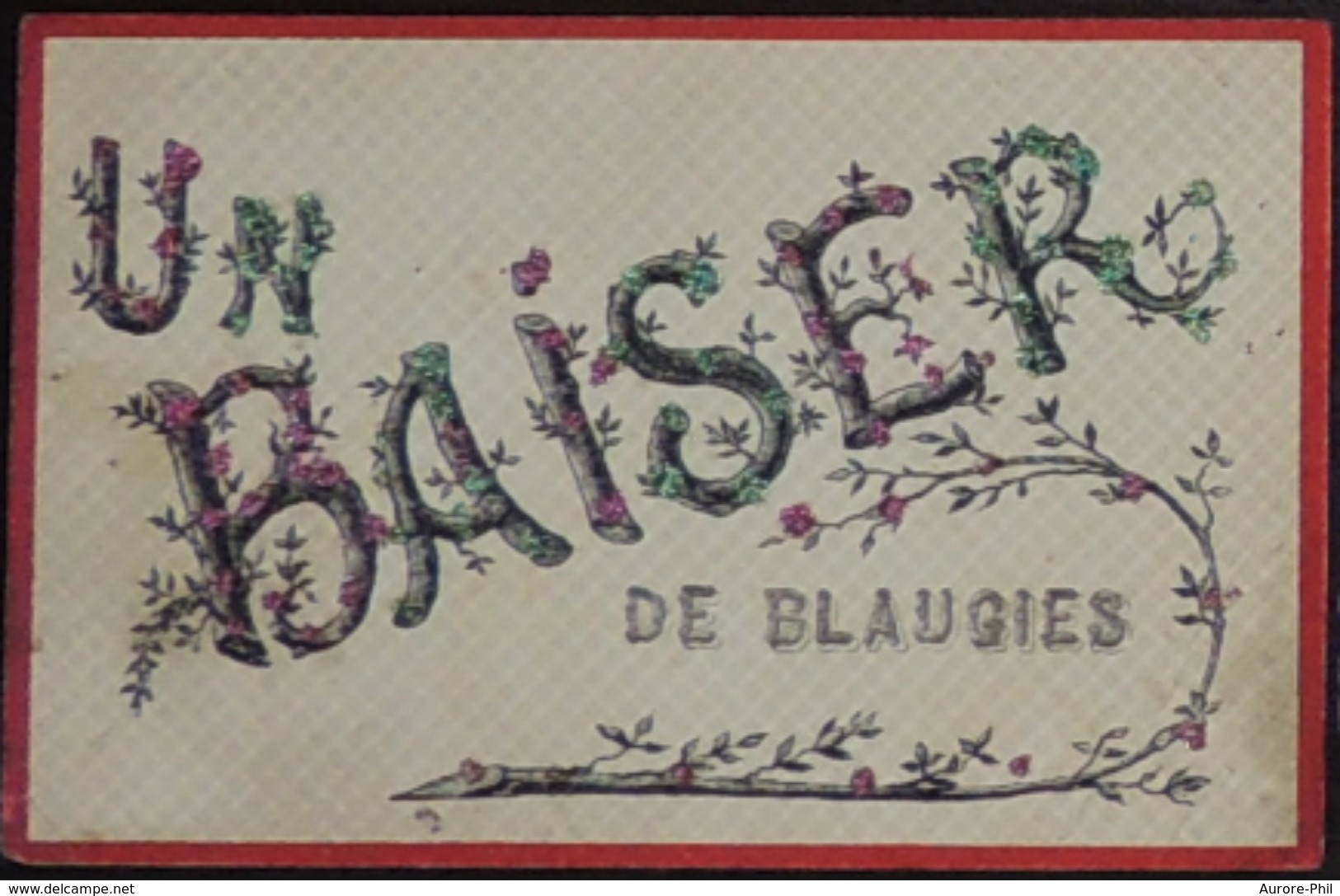 Blaugies Carte Fantaisie Un Baiser - Dour