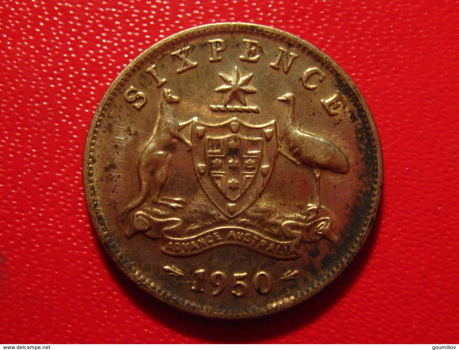 Australie - 6 Pence 1950 George VI 3767 - Sixpence