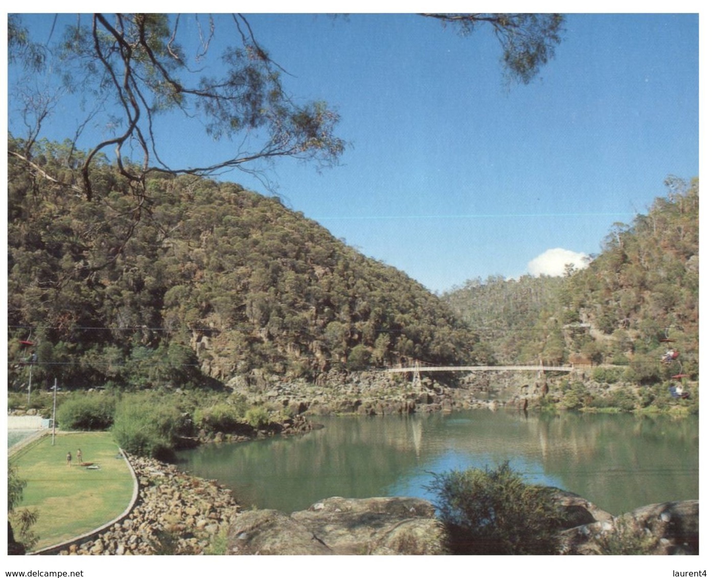 (444) Australia - TAS - Launceston Cataracty Gorge (back Printed Up-side Down) - Lauceston