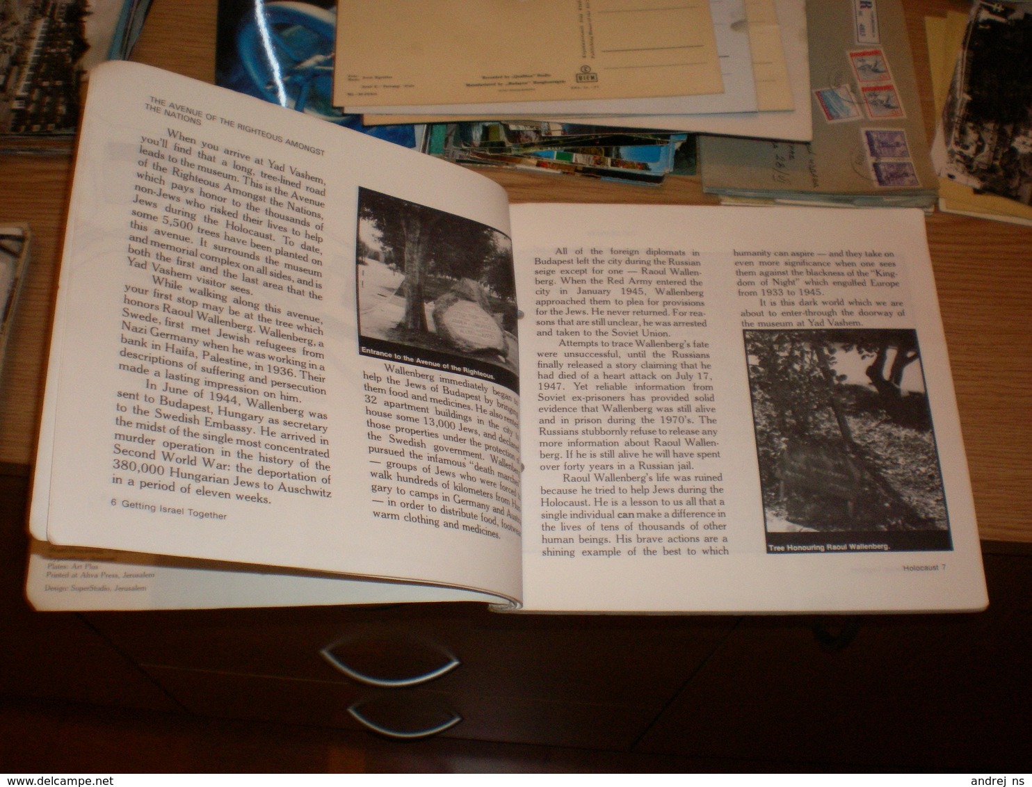 Holocaust Getting Israel Together Jerusalem German Crimes Against Jews WW2  1985 95 Pages Pictures - War 1939-45
