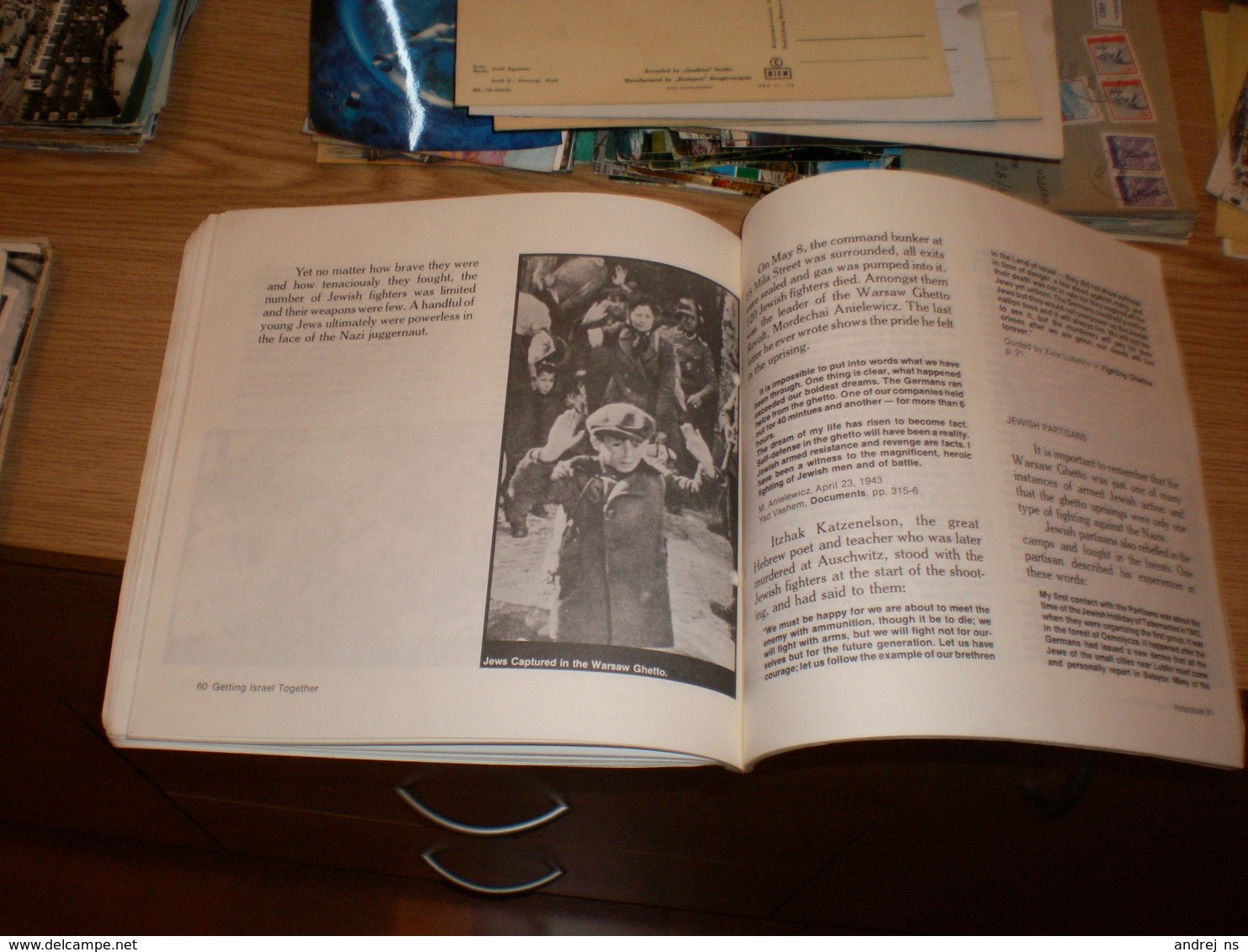 Holocaust Getting Israel together jerusalem German crimes against Jews WW2  1985 95 pages pictures