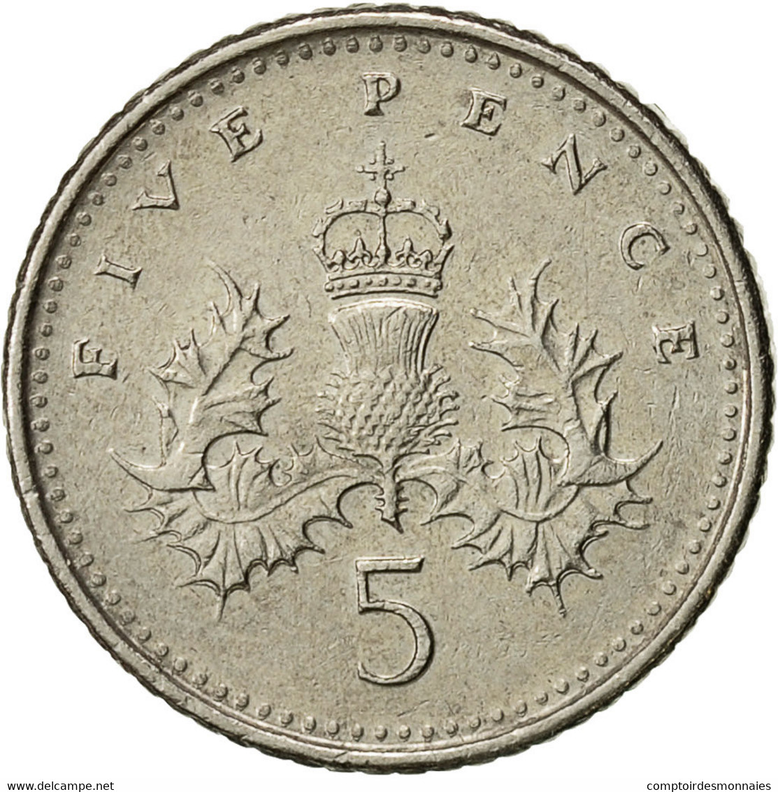 Monnaie, Grande-Bretagne, Elizabeth II, 5 Pence, 1997, TB+, Copper-nickel - 5 Pence & 5 New Pence