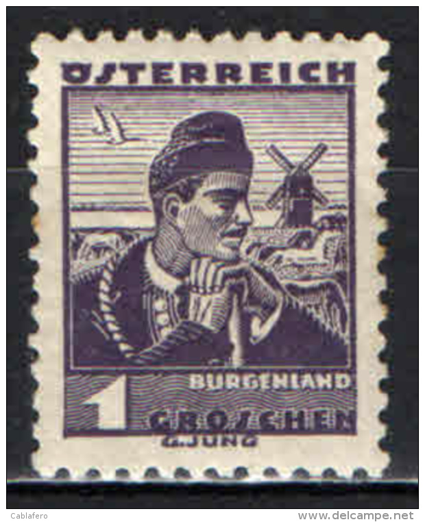 AUSTRIA - 1934 - BURGENLAND - MH - Ungebraucht