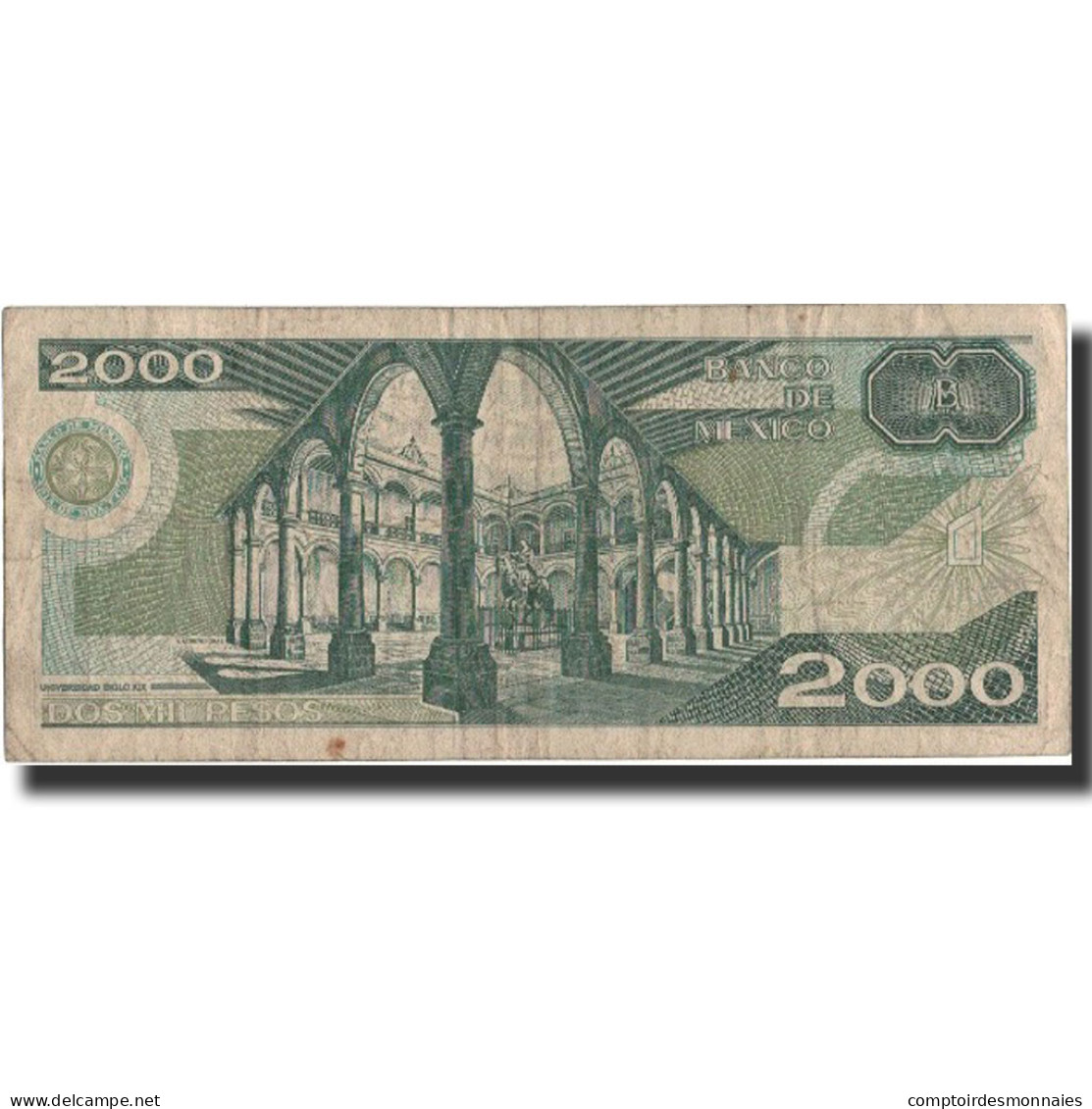 Billet, Mexique, 2000 Pesos, 1987, 1987-02-24, KM:86b, TB+ - Mexique