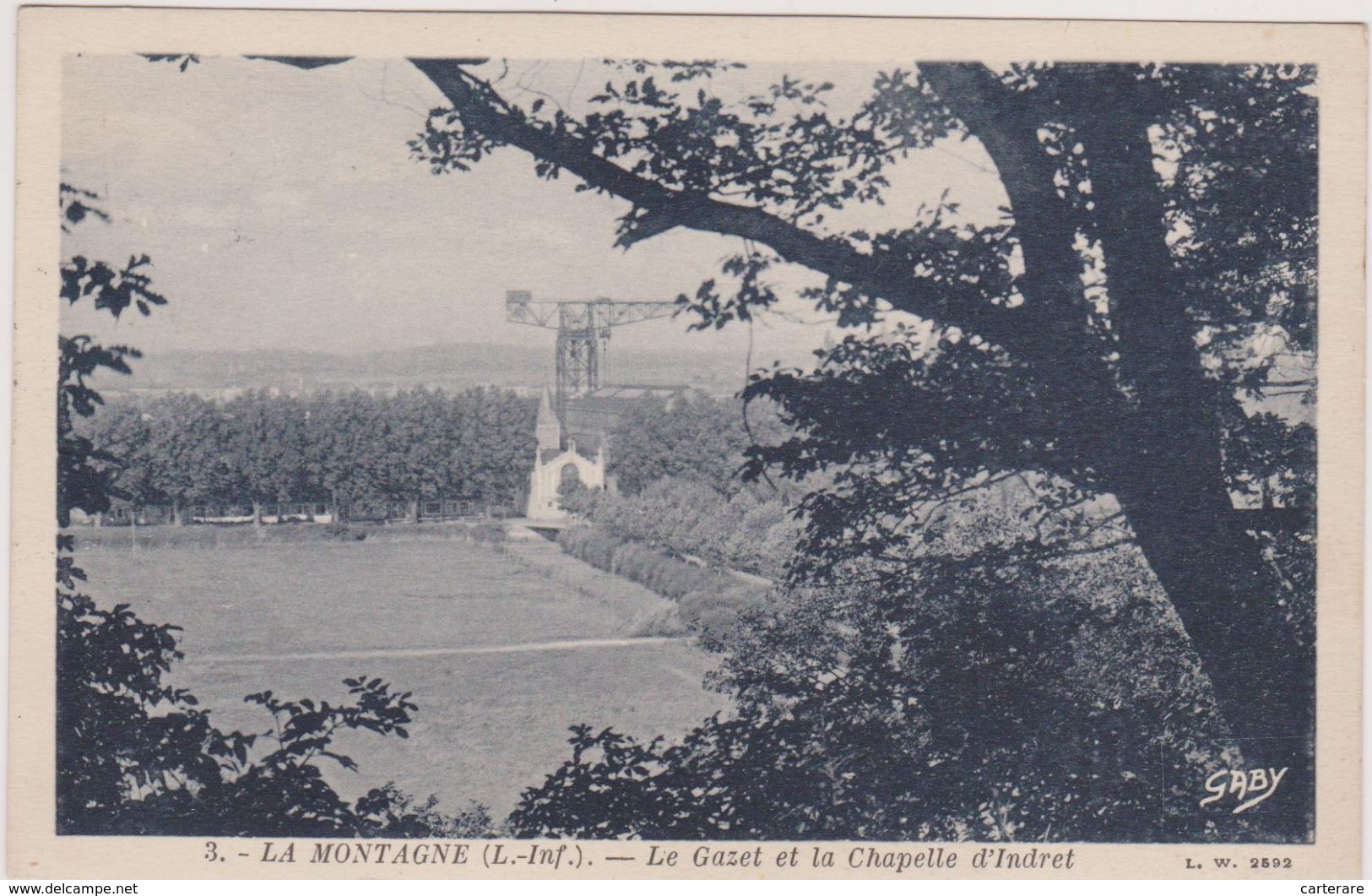 44,CARTE POSTALE ANCIENNE,LA MONTAGNE EN 1945,LOIRE ATLANTIQUE,PRES NANTES,PELLERIN,GAZET,CHA PELLE - La Montagne