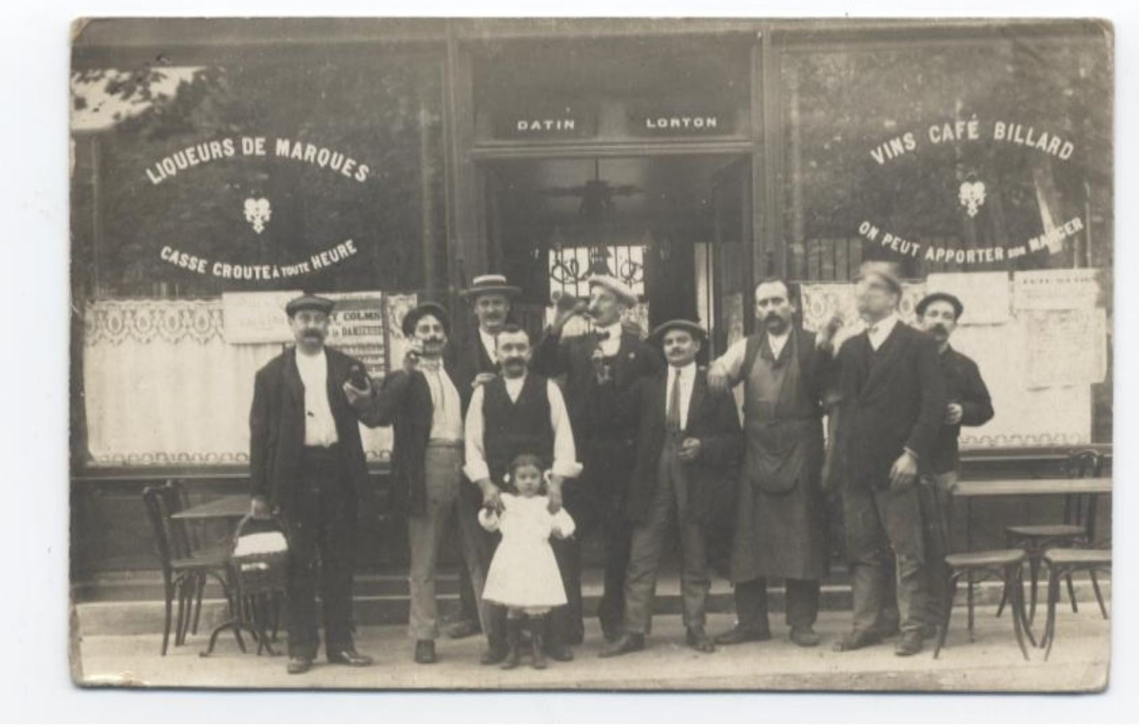 3 CARTE  PHOTO --92 BOULOGNE BILLANCOURT --CAFÉ DE L UNION DES SPORT  - RECTO/VERSO- B3 - Boulogne Billancourt