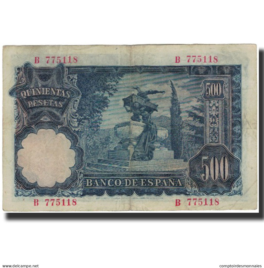 Billet, Espagne, 500 Pesetas, 1951-11-15, KM:142a, TB+ - 500 Pesetas