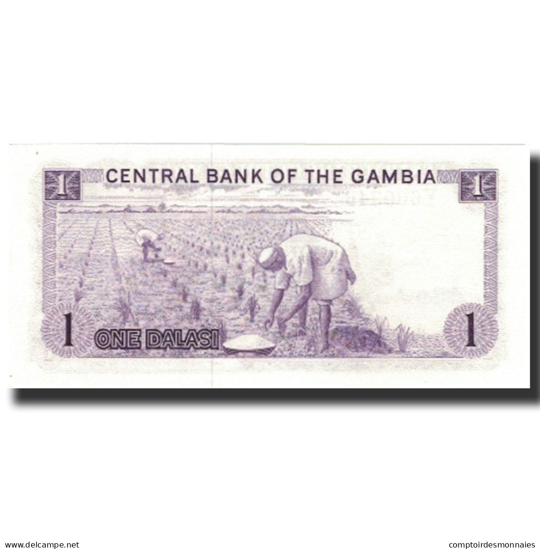 Billet, The Gambia, 1 Dalasi, UNDATED (1971-1987), KM:4g, NEUF - Gambia