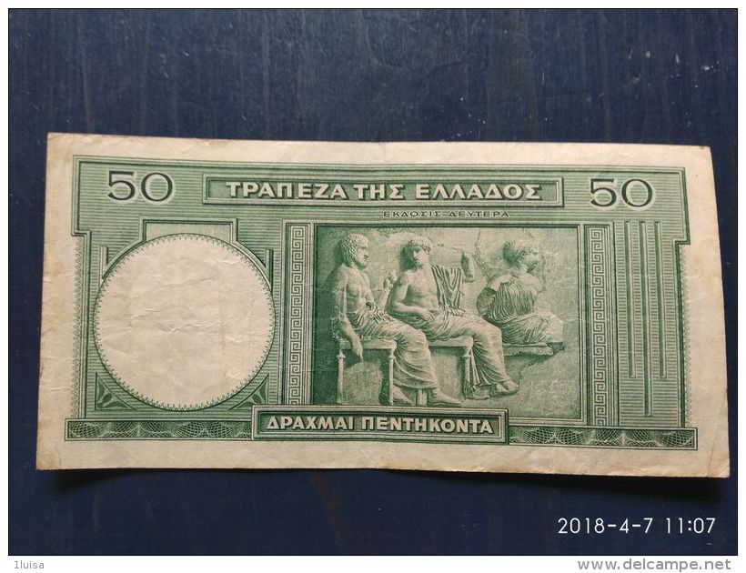 50 Drakme 1939 - Grecia