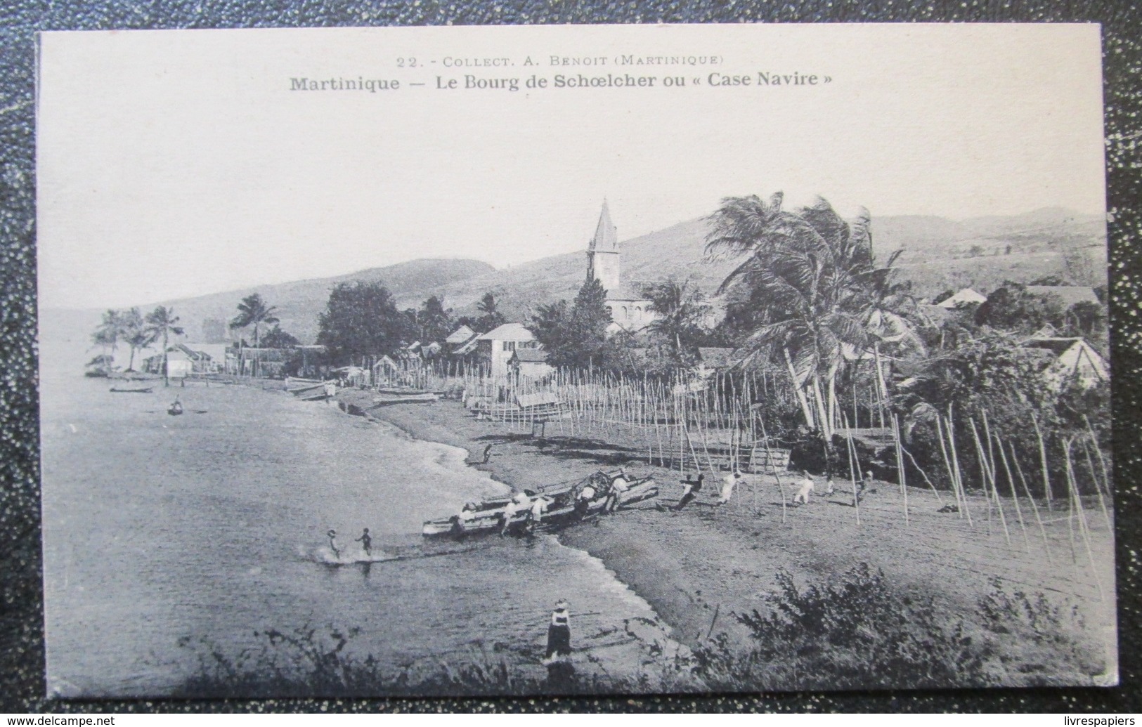 Martinique Bourg Schoelcher Case Navire  Cpa - Other & Unclassified