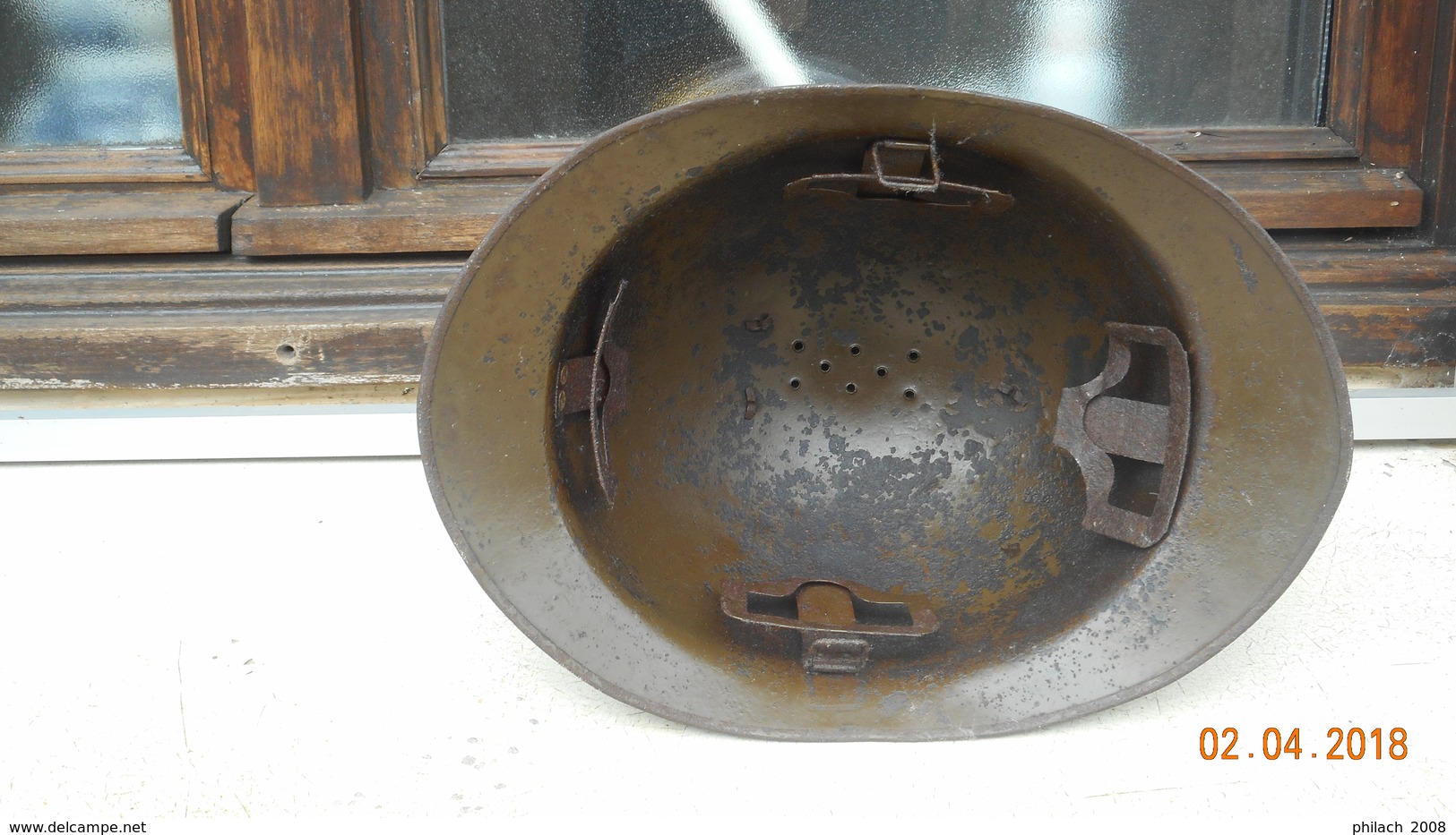 casque francais modèle 1926 insigne intendance