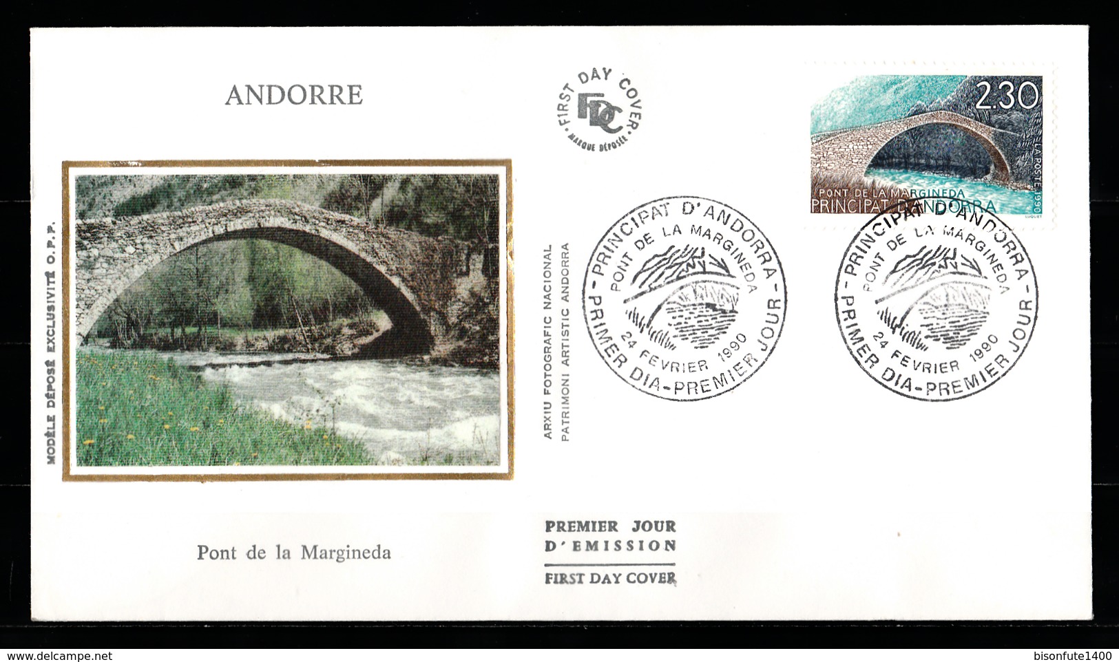 Andorre Français 1990 : Timbres Yvert & Tellier N° 385. - Cartas & Documentos