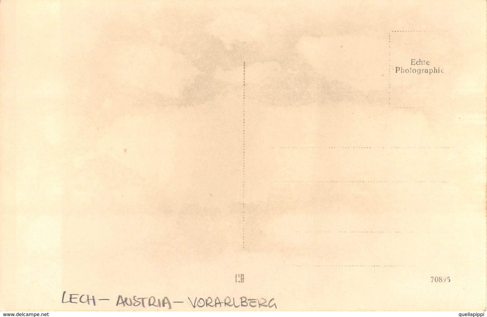 07616 "AUSTRIA - VORALBERG - LECH"  VERA FOTOGRAFIA. CART  NON SPED - Lech