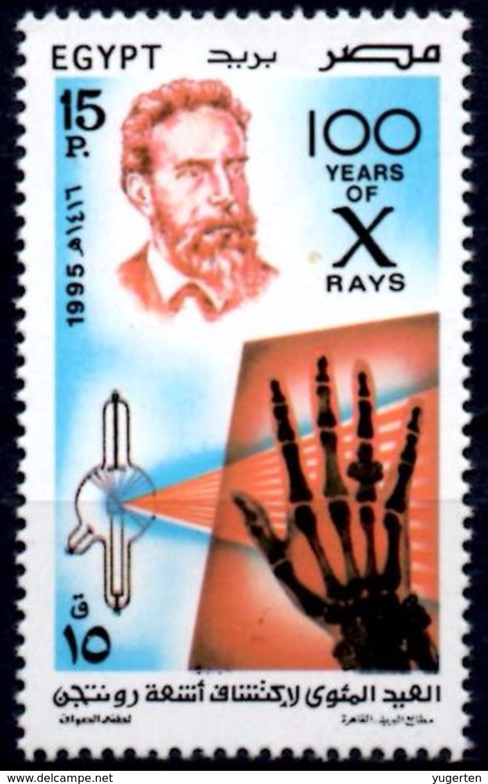 EGYPT EGYPTE 1995 1v MNH** Wilhelmm Roentgen Discovery Of The X-Ray Medicine Health Santé Gesundheit Salud - Medizin