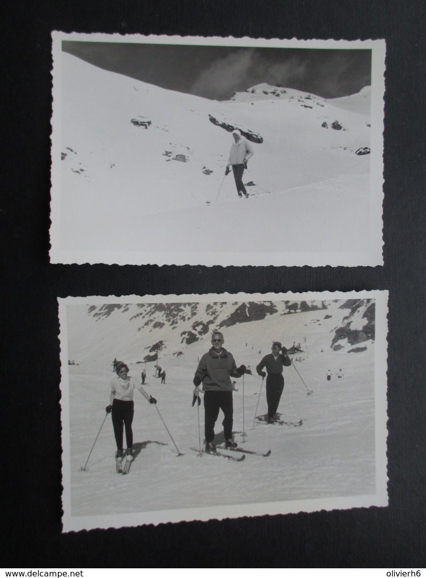 LOT 22 PHOTOS SPORT SKI (M1807) SUISSE VERBIER 1959 (11 Vues) Les Attelas Les Ruinettes - Lieux