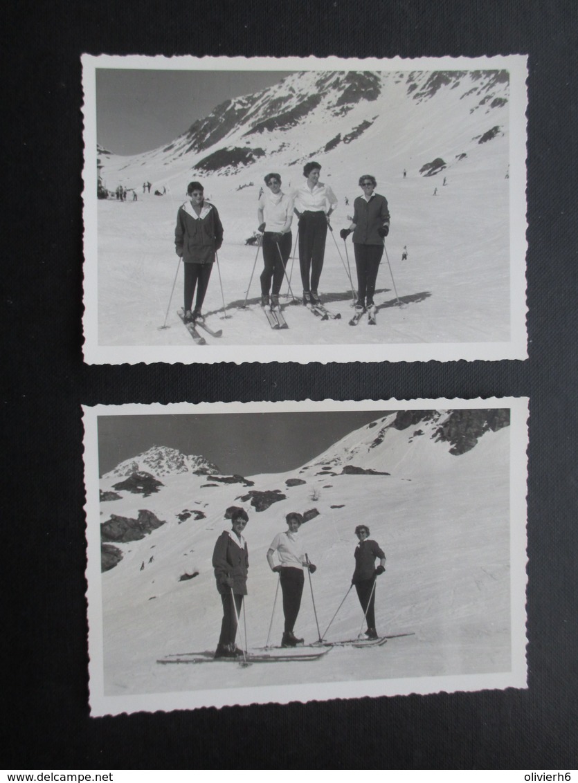 LOT 22 PHOTOS SPORT SKI (M1807) SUISSE VERBIER 1959 (11 vues) Les Attelas Les Ruinettes