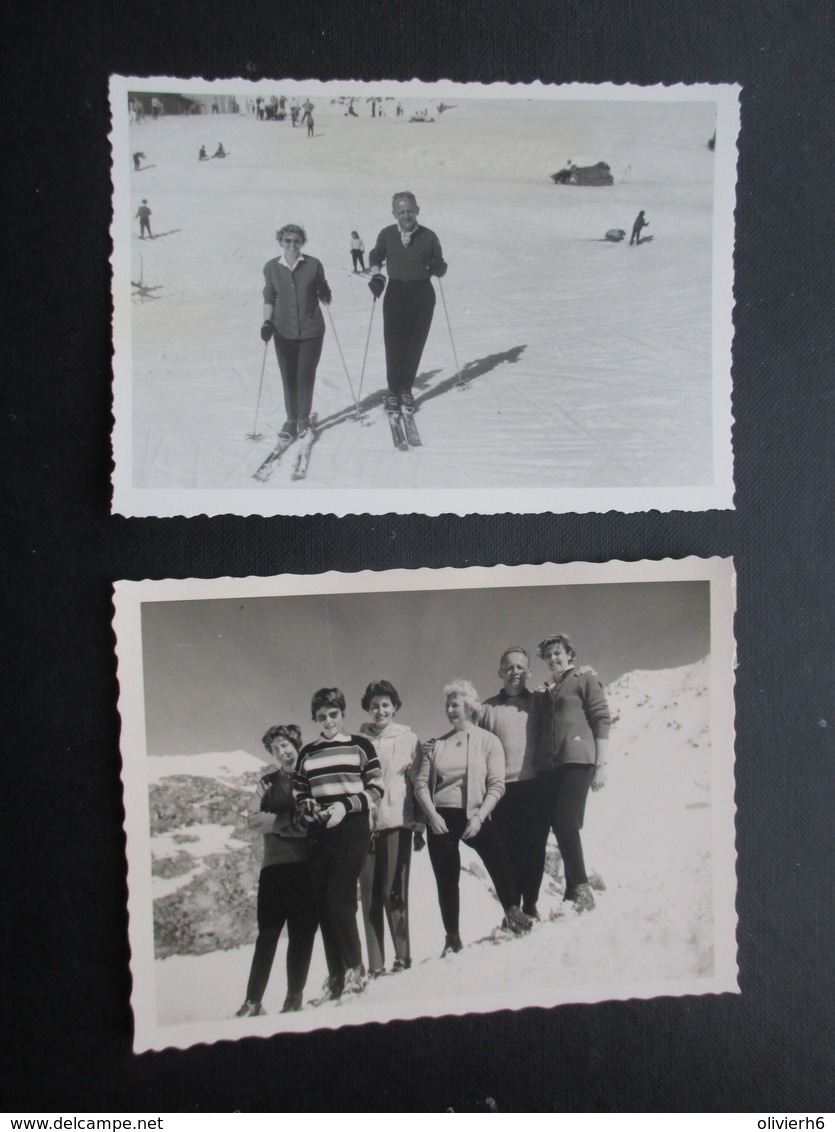 LOT 22 PHOTOS SPORT SKI (M1807) SUISSE VERBIER 1959 (11 vues) Les Attelas Les Ruinettes