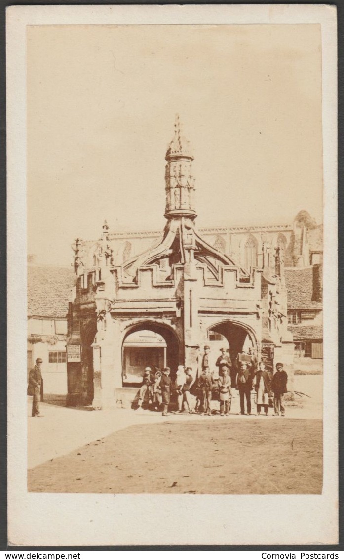 Market Cross, Malmesbury, Wiltshire, C.1880 - William Hanks CDV - Places