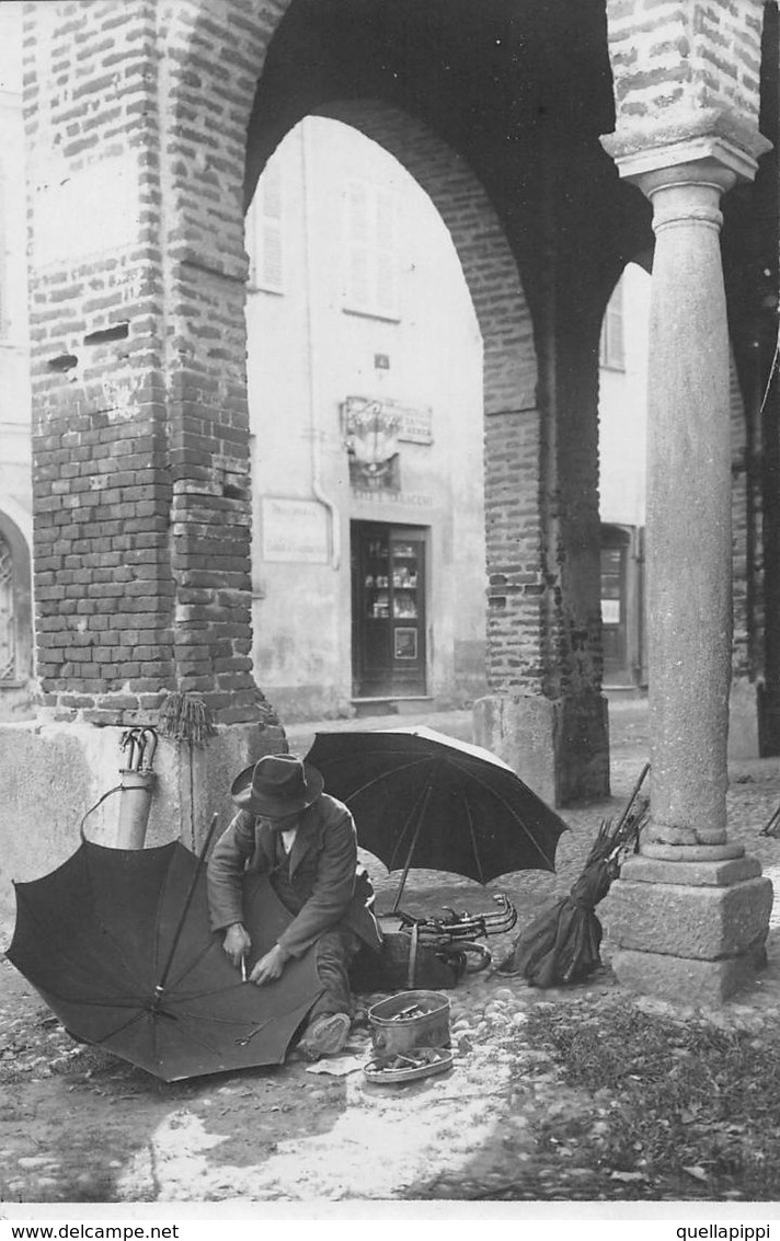 07618 "ITALIA - OMBRELLAIO-OMBRELLI-PARAPLUIE-SATEENVARJO-PARAPLY-3OHT-GUARDA CHUVA" VERA FOTO. CART  NON SPED - Altri & Non Classificati