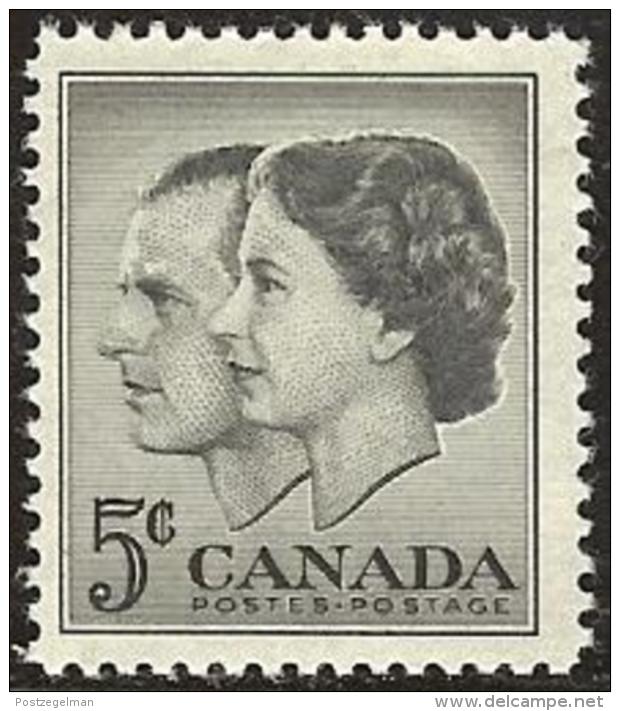CANADA, 1957, Mint Never Hinged Stamp(s), QE II &amp; Duke Of Edinburgh, Michel 321, M5454 - Unused Stamps