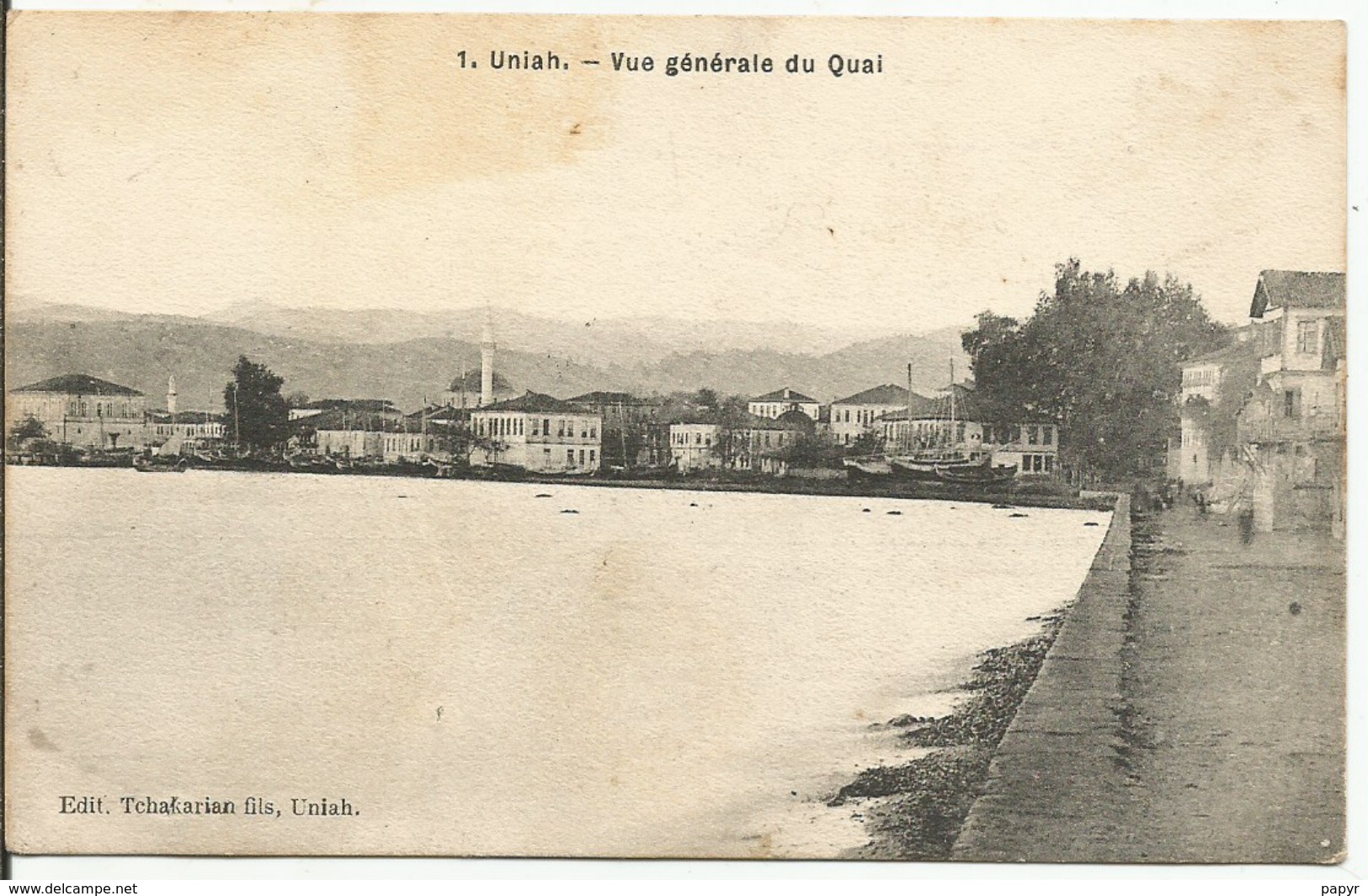 TURQUIE ?   UNIAH.....vue Générale Des Quais... - Turquie