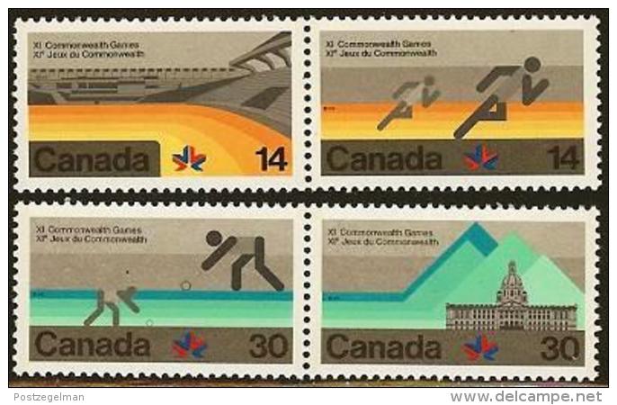 CANADA, 1978, Mint Never Hinged Stamp(s), Commonwealth Games,  Michel 698-701, M5690 - Ongebruikt