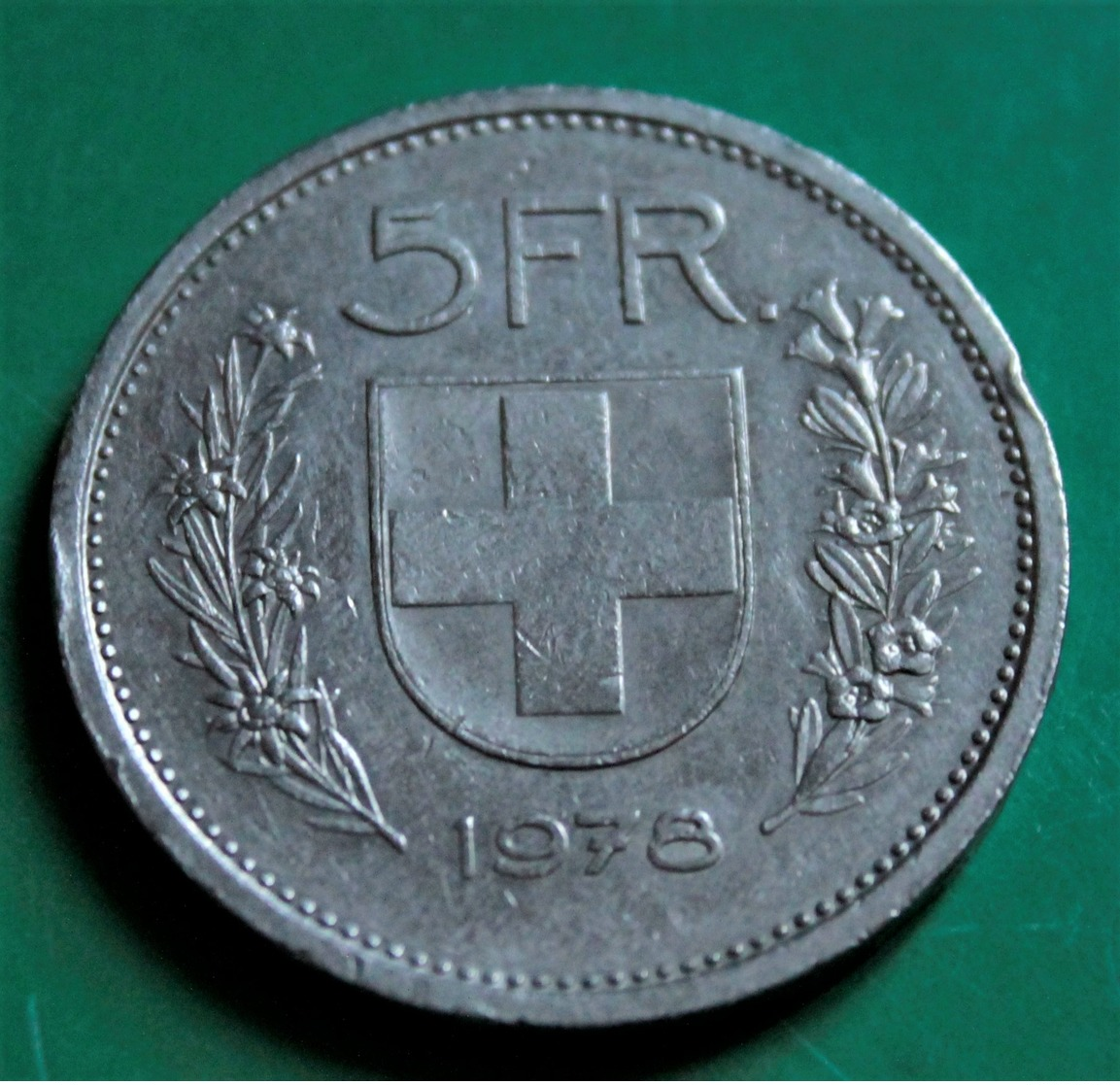 5 Francs Suisse 1978 Bon état - Autres & Non Classés