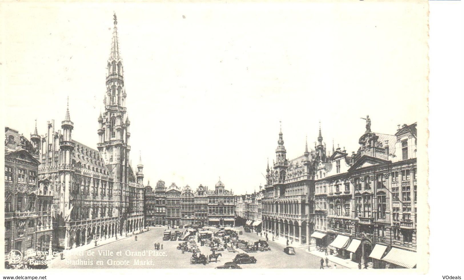 Bruxelles - CPA - Brussel - Hôtel De Ville Et Grand'Place - Piazze